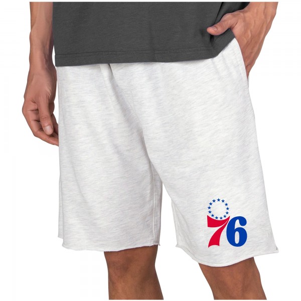 Philadelphia 76ers Concepts Sport Cream Mainstream Terry Shorts