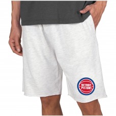 Detroit Pistons Concepts Sport Cream Mainstream Terry Shorts