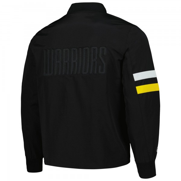 Бомбер Golden State Warriors The Wild Collective Unisex Stitch Applique - Black