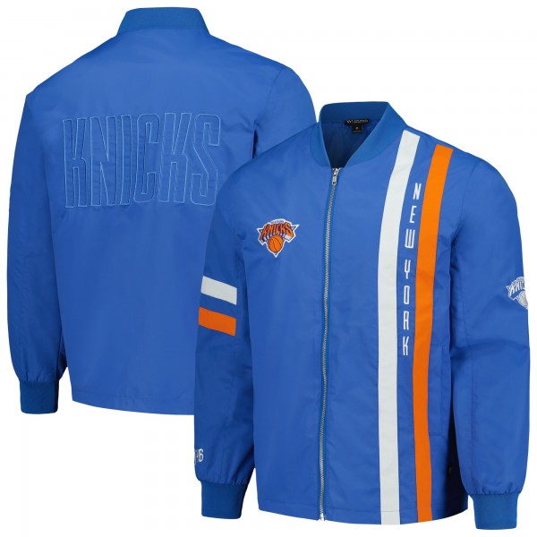 Бомбер New York Knicks The Wild Collective Unisex Stitch Applique - Blue