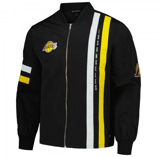 Бомбер Los Angeles Lakers The Wild Collective Unisex Stitch Applique - Black