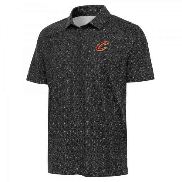 Cleveland Cavaliers Antigua Black Figment Polo