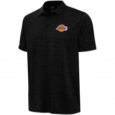 Поло Los Angeles Lakers Antigua Layout - Heather Black