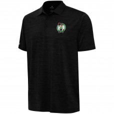 Поло Boston Celtics Antigua Layout - Heather Black