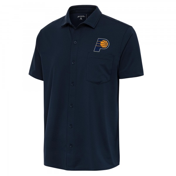 Поло Indiana Pacers Antigua Points Button-Up - Navy