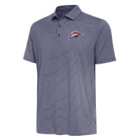 Поло Oklahoma City Thunder Antigua Heather Navy Scheme