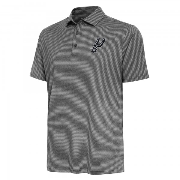 Поло San Antonio Spurs Antigua Scheme - Heather Black