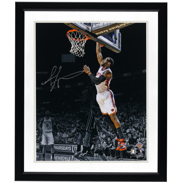 Фото с автографом Amar'e Stoudemire New York Knicks Fanatics Authentic 16 x 20 Spotlight Dunk vs. Miami Heat