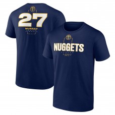 Denver Nuggets Jamal Murray Navy Behind The Back Name & Number T-Shirt