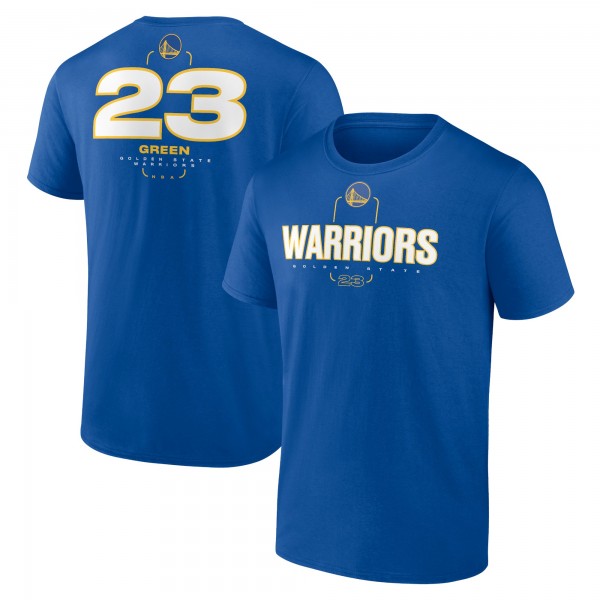 Футболка Draymond Green Golden State Warriors Behind The Back Name & Number - Royal