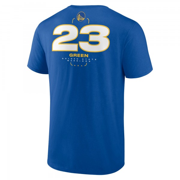 Футболка Draymond Green Golden State Warriors Behind The Back Name & Number - Royal