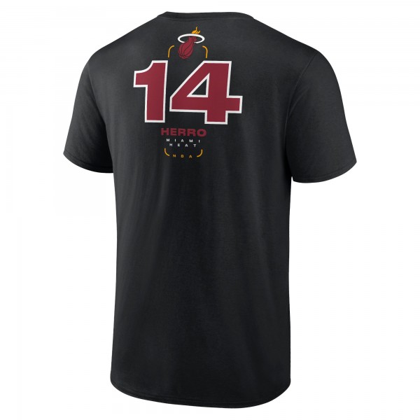Футболка Tyler Herro Miami Heat Behind The Back Name & Number - Black