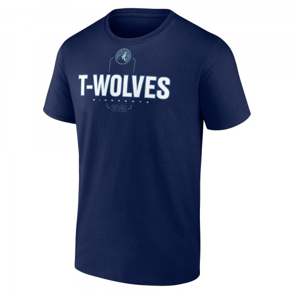 Футболка Karl-Anthony Towns Minnesota Timberwolves Behind The Back Name & Number - Navy