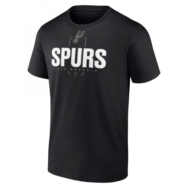 Футболка Victor Wembanyama San Antonio Spurs Behind The Back Name & Number - Black