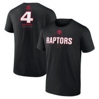 Toronto Raptors Scottie Barnes Black Behind The Back Name & Number T-Shirt
