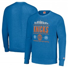 Кофта New York Knicks Homage Unisex Holiday Raglan Pullover - Blue