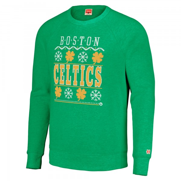 Кофта Boston Celtics Homage Unisex Holiday Raglan - Kelly Green