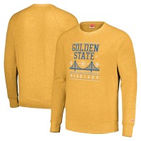 Кофта Golden State Warriors Homage Unisex Holiday Tri-Blend Raglan - Gold