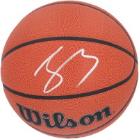 Мяч Jaime Jaquez Jr. Miami Heat Autographed Authentic Wilson Authentic Series Indoor/Outdoor