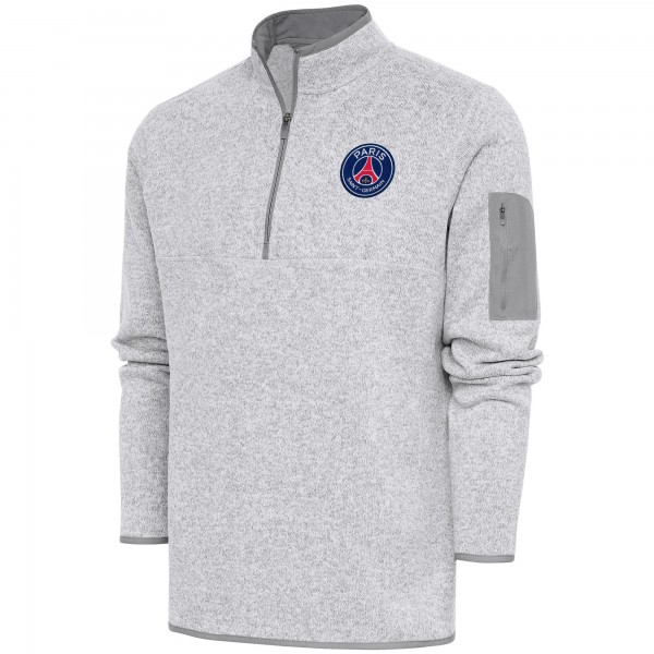 Кофта на короткой молнии Paris Saint-Germain Elevate - Heather Gray