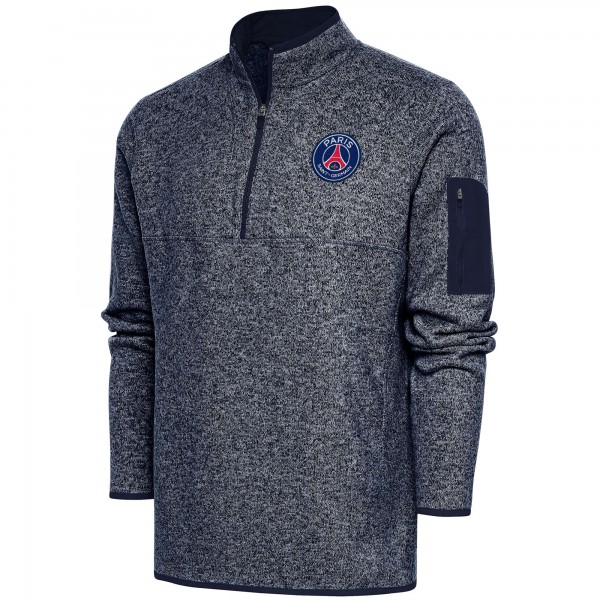 Кофта на короткой молнии Paris Saint-Germain Elevate - Heather Navy