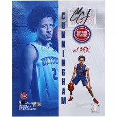 Cade Cunningham Detroit Pistons Autographed Fanatics Authentic 8 x 10 2021 NBA Draft Photograph