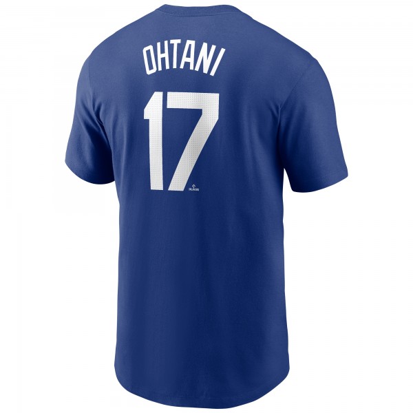 Los Angeles Dodgers Shohei Ohtani Nike Royal 2024 Fuse Name & Number T-Shirt