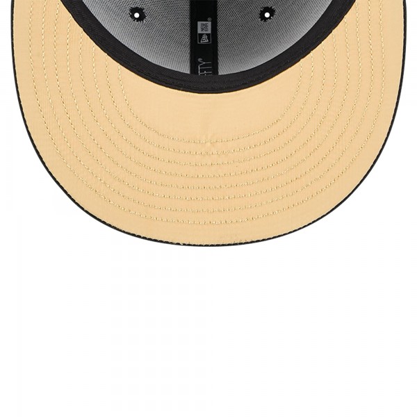 Бейсболка Miami Heat New Era Black 59FIFTY Day Allover Print Stencil