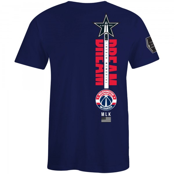 Unisex Washington Wizards FISLL x Black History Collection Navy T-Shirt