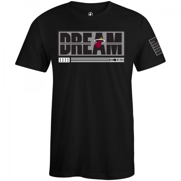 Unisex Miami Heat FISLL x Black History Collection Black T-Shirt