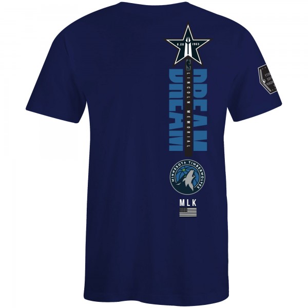 Футболка Minnesota Timberwolves FISLL x Black History Collection Unisex – Navy