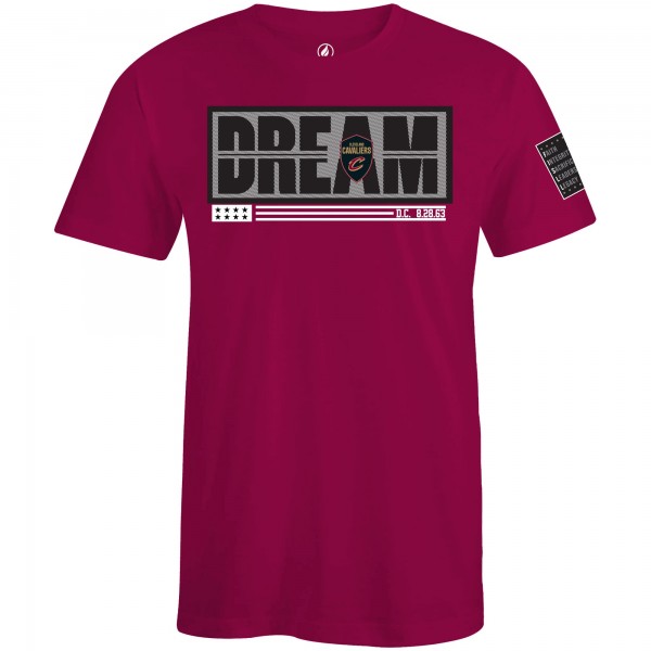 Unisex Cleveland Cavaliers FISLL x Black History Collection Wine T-Shirt