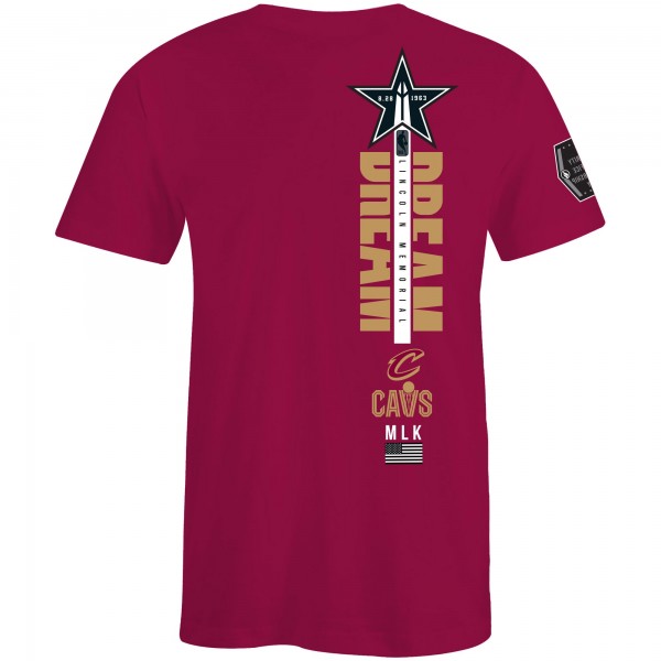 Unisex Cleveland Cavaliers FISLL x Black History Collection Wine T-Shirt