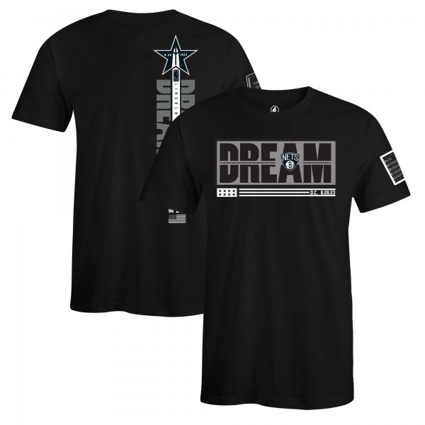 Футболка Brooklyn Nets FISLL x Black History Collection Unisex – Black