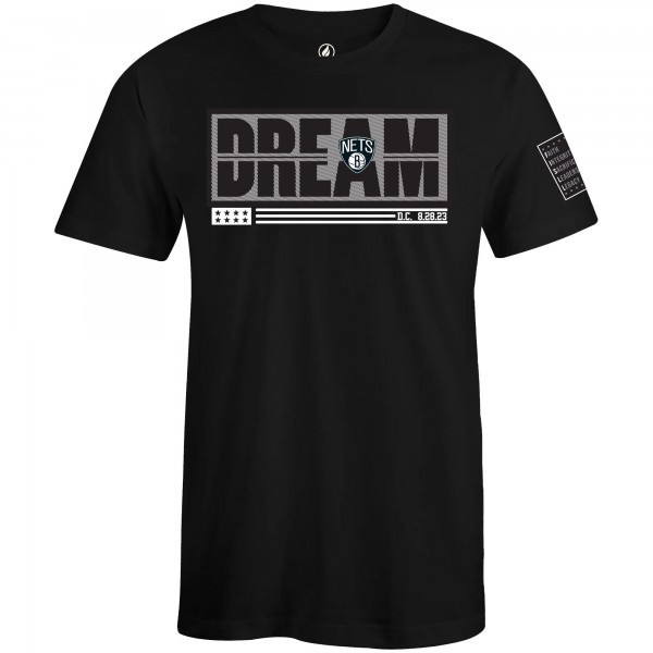 Футболка Brooklyn Nets FISLL x Black History Collection Unisex – Black