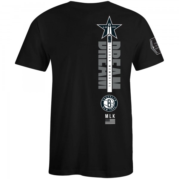 Футболка Brooklyn Nets FISLL x Black History Collection Unisex – Black