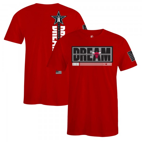 Футболка Unisex Chicago Bulls FISLL x Black History Collection Red