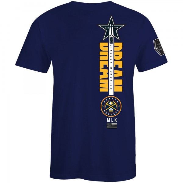 Unisex Denver Nuggets FISLL x Black History Collection Blue T-Shirt