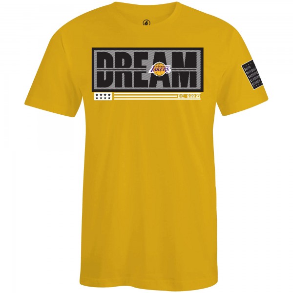 Футболка Los Angeles Lakers FISLL x Black History Collection Unisex – Gold