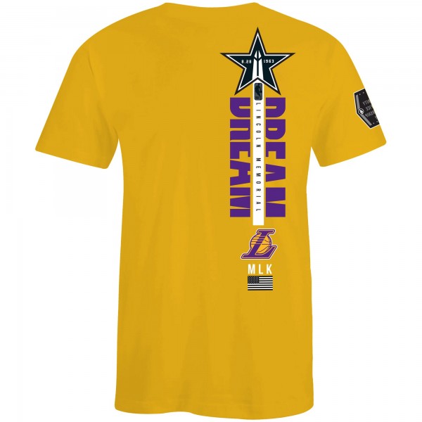 Футболка Los Angeles Lakers FISLL x Black History Collection Unisex – Gold