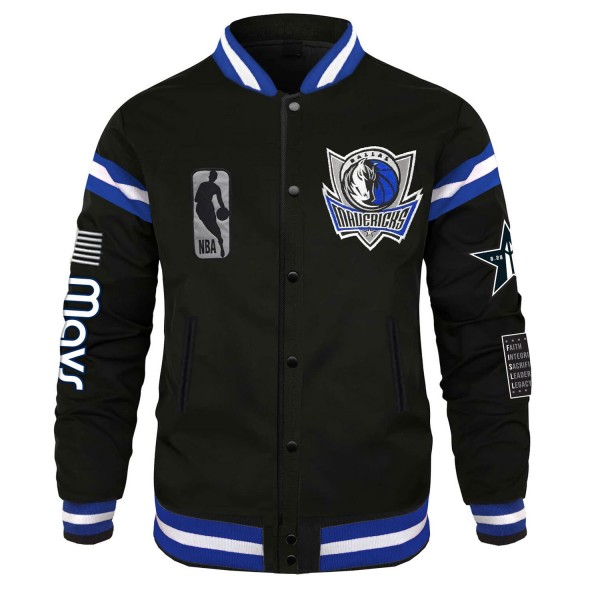 Куртка Dallas Mavericks FISLL x Black History Collection Unisex Varsity – Black