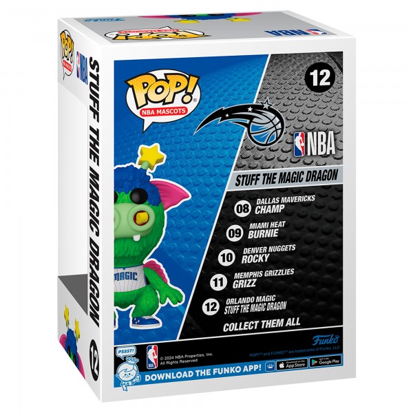 Orlando Magic Funko Pop! Stuff The Magic Dragon #12 Vinyl Figure