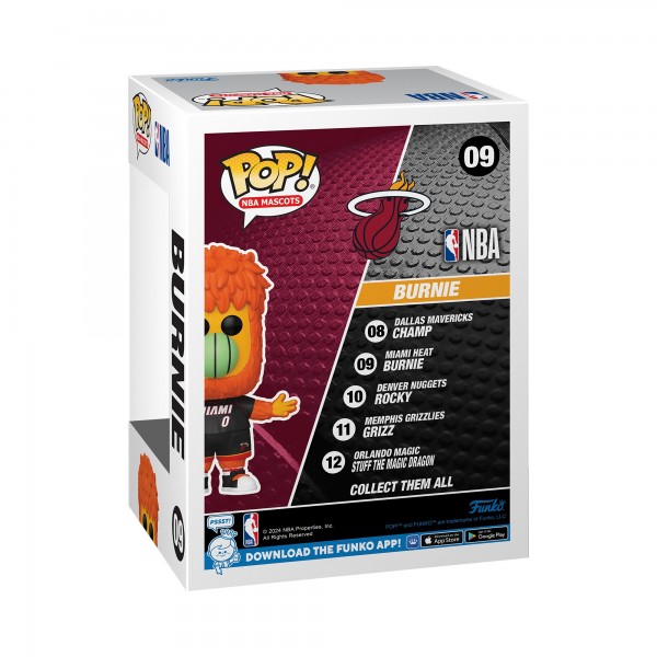 Miami Heat Funko Pop! Burnie #09 Vinyl Figure