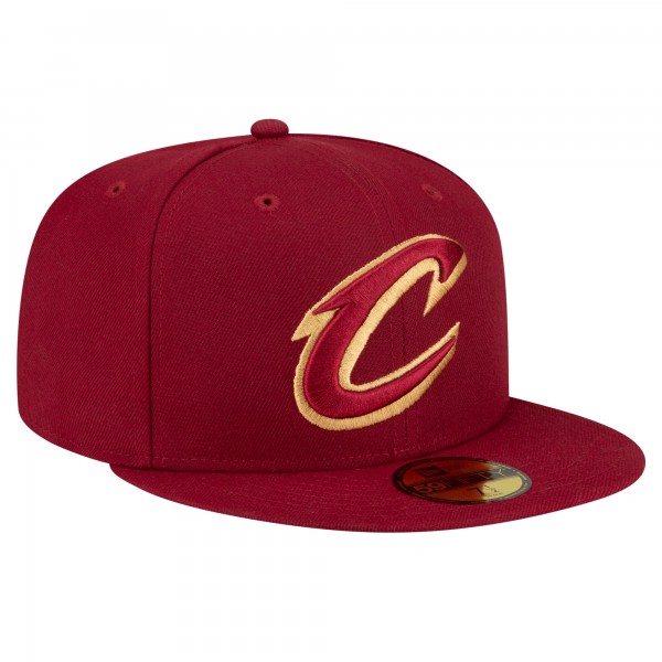 Бейсболка Cleveland Cavaliers New Era Wine 59FIFTY
