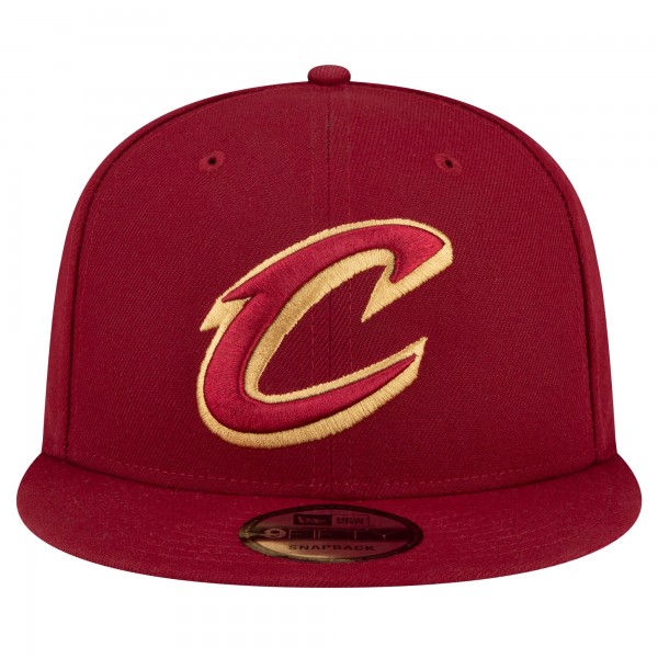 Бейсболка Cleveland Cavaliers New Era Wine Official Team Color 9FIFTY Snapback
