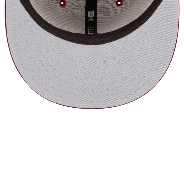 Бейсболка Cleveland Cavaliers New Era Wine Official Team Color 9FIFTY Snapback