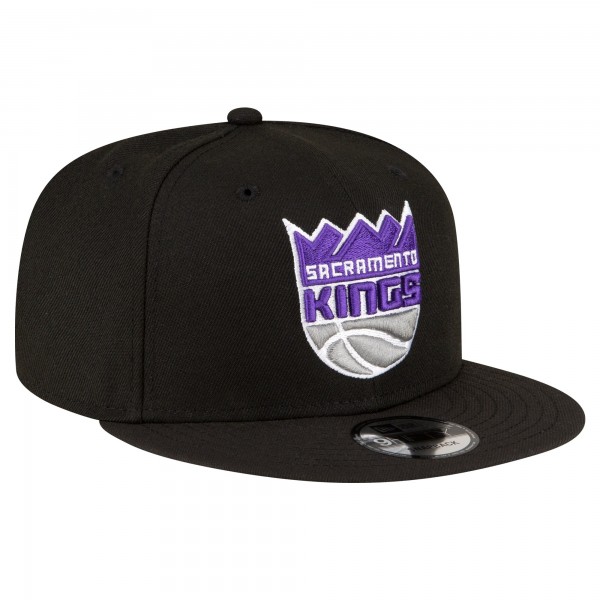 Бейсболка Sacramento Kings New Era Official Team Color 9FIFTY - Black