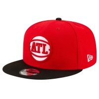 Бейсболка Atlanta Hawks New Era Red/Black Official Team Color 2Tone 9FIFTY Snapback