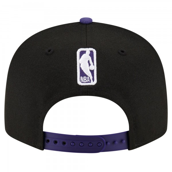Бейсболка Phoenix Suns New Era Black/Purple Official Team Color 2Tone 9FIFTY