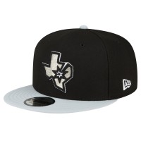 Бейсболка San Antonio Spurs New Era Official Team Color 2Tone 9FIFTY - Black/Silver